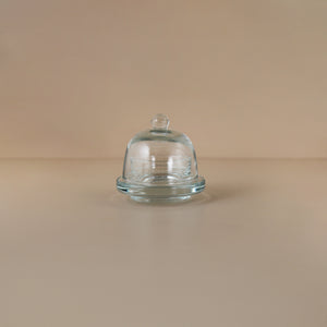 Piper Round Glass Butter Dish