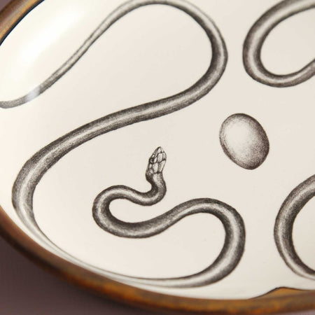 Laura Zindel Small Serving Dish / Rough Snake