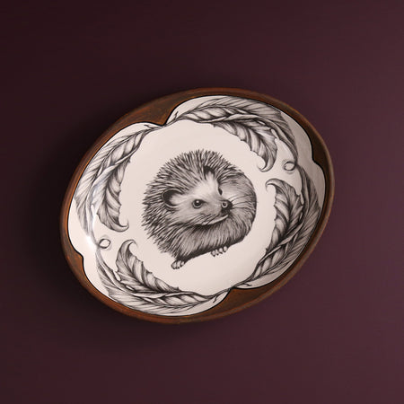 Laura Zindel Small Serving Dish / Hedgehog #2