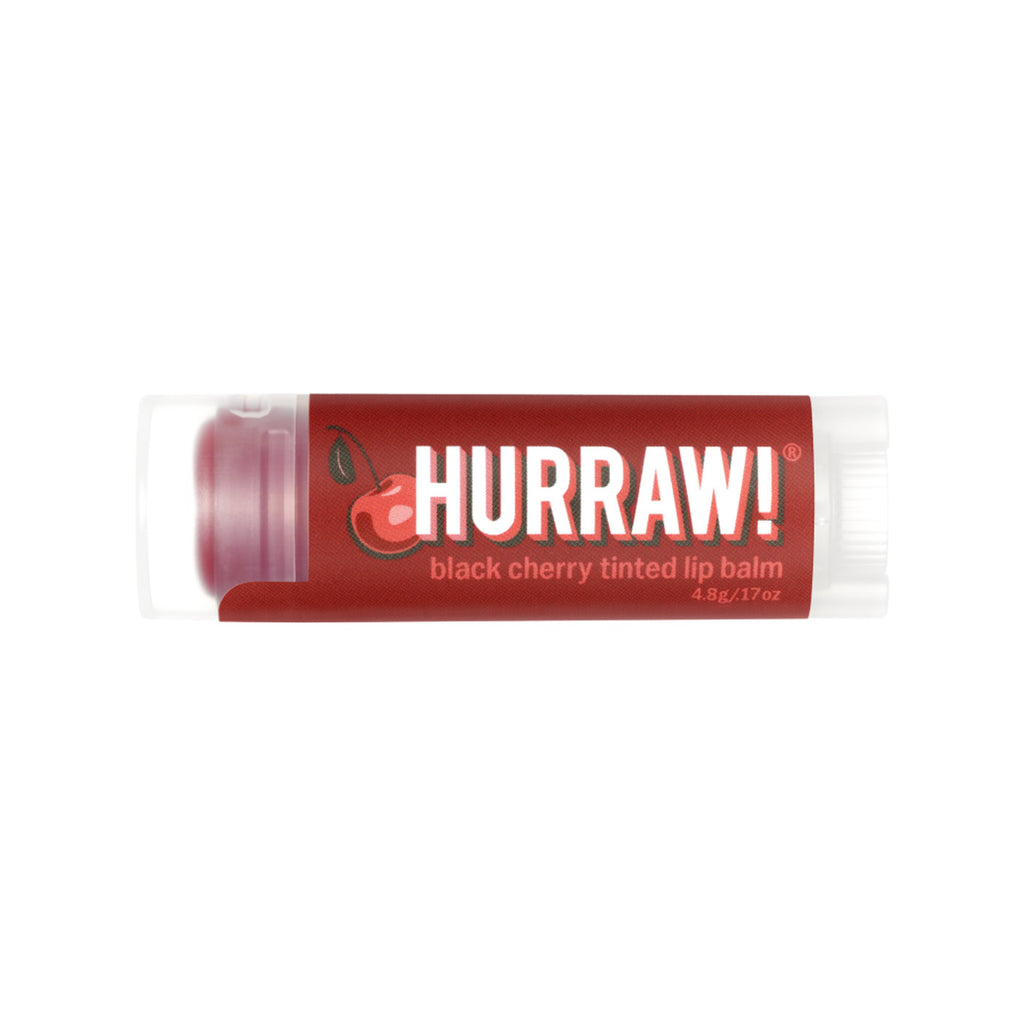 Hurraw! Tinted Lip Balm / Black Cherry