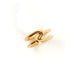 Double Knot Ring / Gold Plate