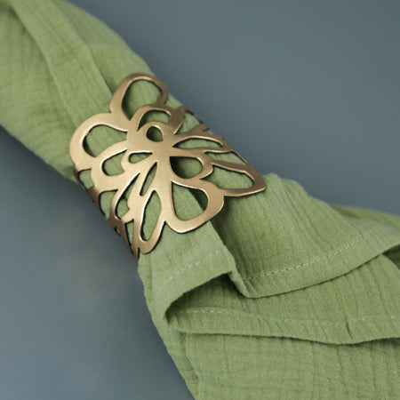 Lacemat Napkin Ring / Gold FINAL SALE