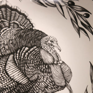 Laura Zindel Small Round Platter / Turkey