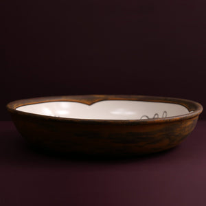 Laura Zindel 15" Pasta Bowl / Carnival Squash