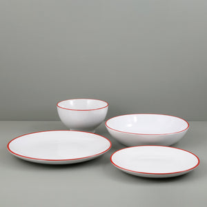 Red Rim Plate / Dinner