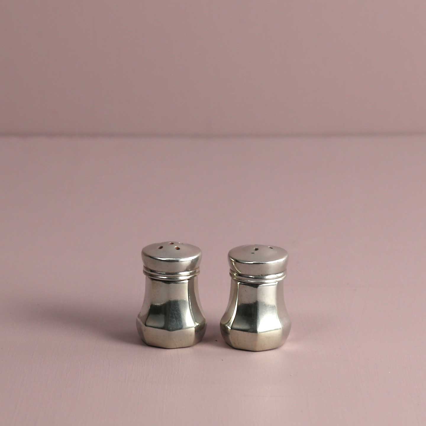 MATCH Pewter Piccoli Small Salt & Pepper Shaker Set