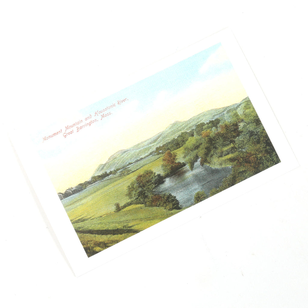 Vintage Style Berkshires Postcard / Monument Mountain