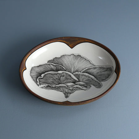 Laura Zindel Small Serving Dish / Shelf Mushroom