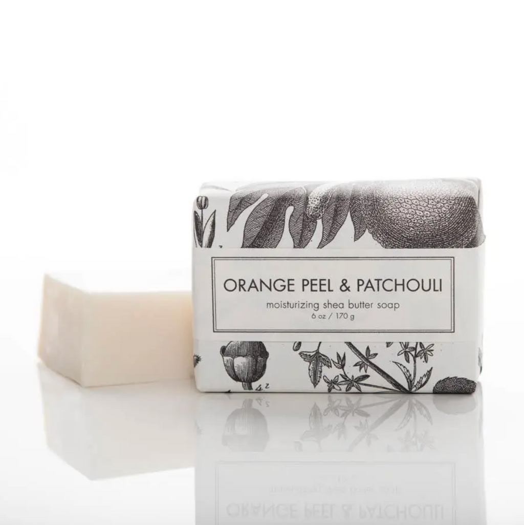 Shea Butter Soap Bar / Orange Peel & Patchouli