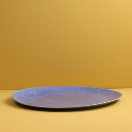 Davistudio Round Serving Platter / Periwinkle