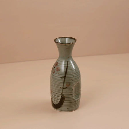 Mashiko Plum Japanese Ceramic Sake Pitcher