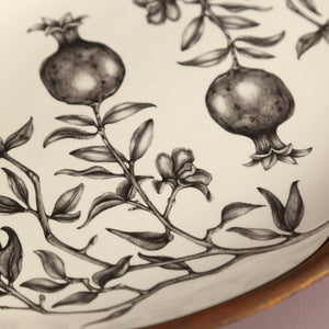 Laura Zindel Small Oval Platter / Pomegranate