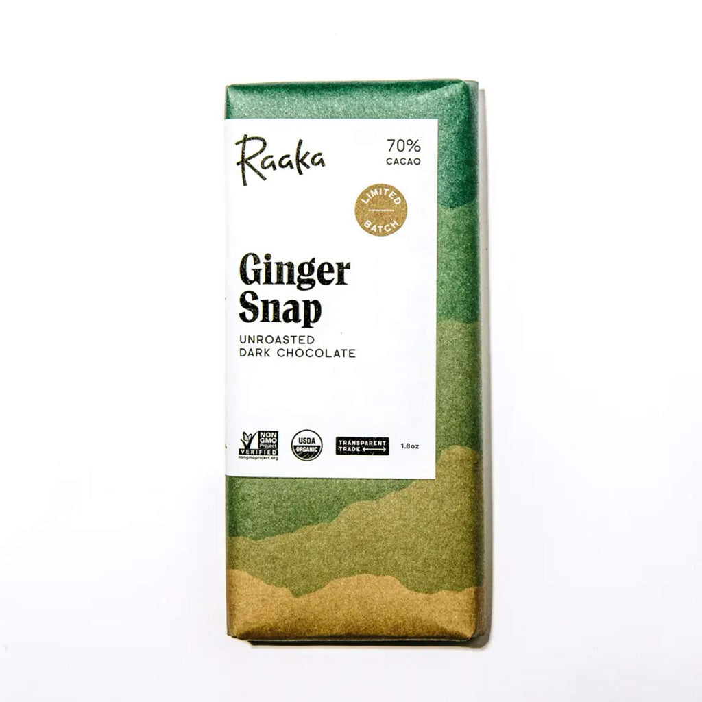 Raaka Chocolate Bar / Ginger Snap