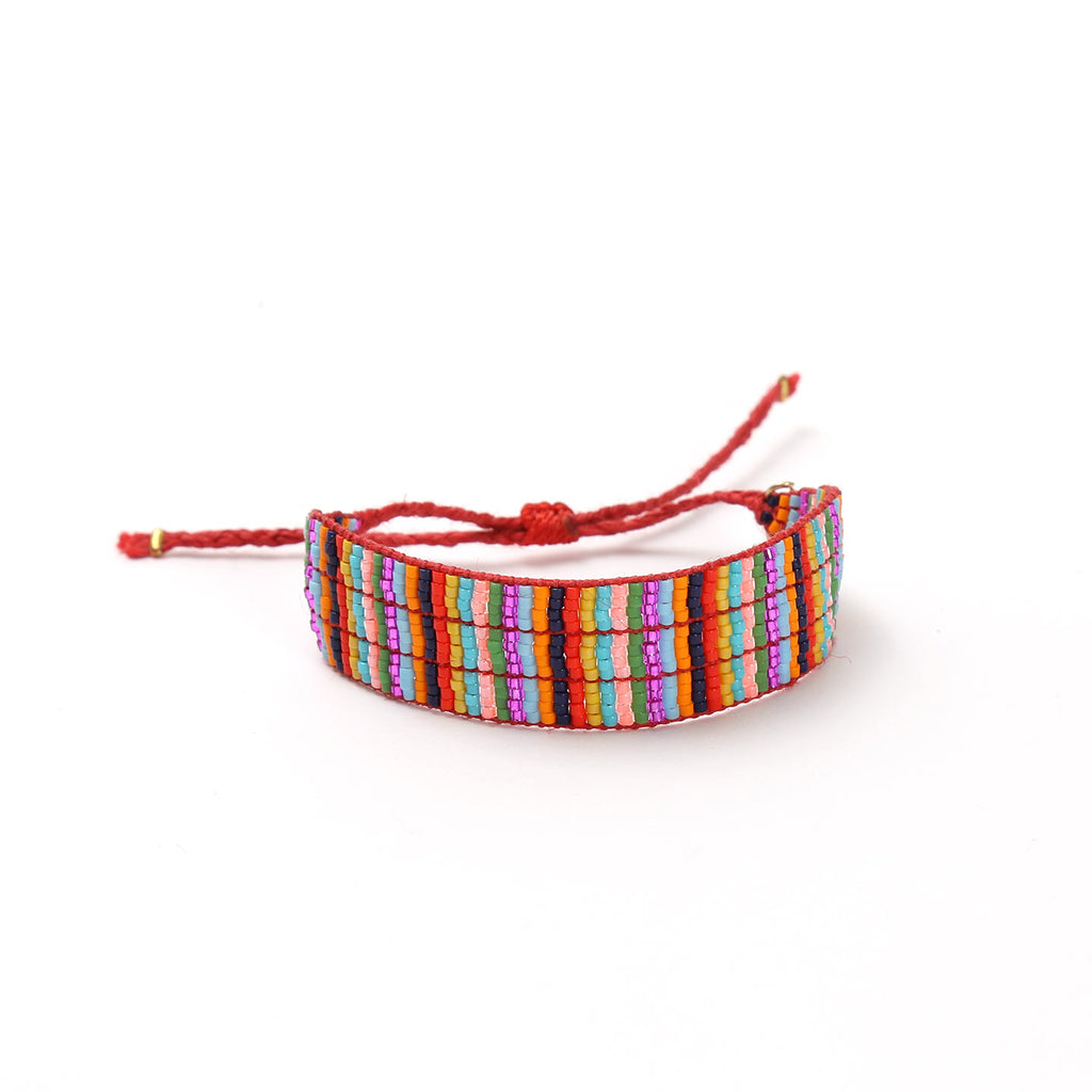 Big Stripe Bracelet / Rainbow