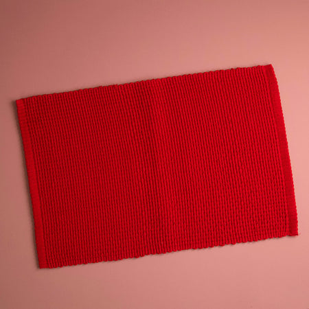 Homespun Solid Placemat / Red