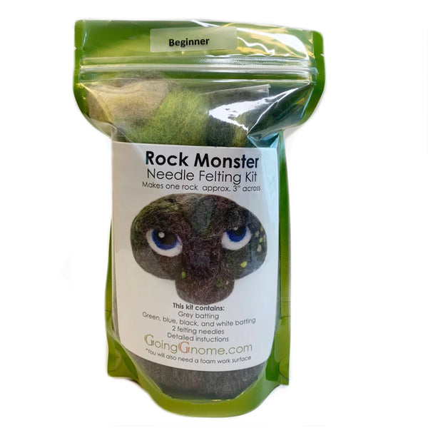Needle Felting Kit / Rock Monster