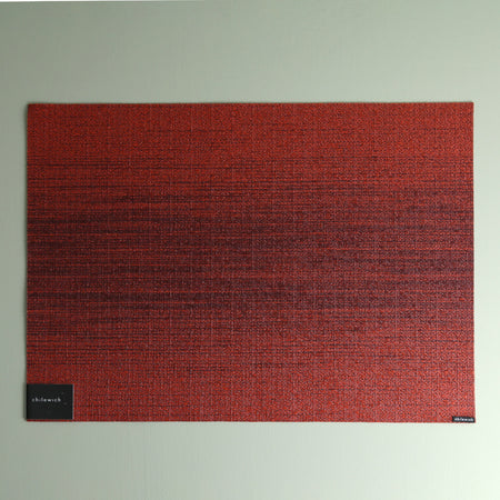Chilewich Vinyl Placemats / Ombre Ruby Rectangle
