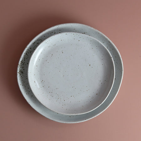 Marcus White Salt Dinner Plate