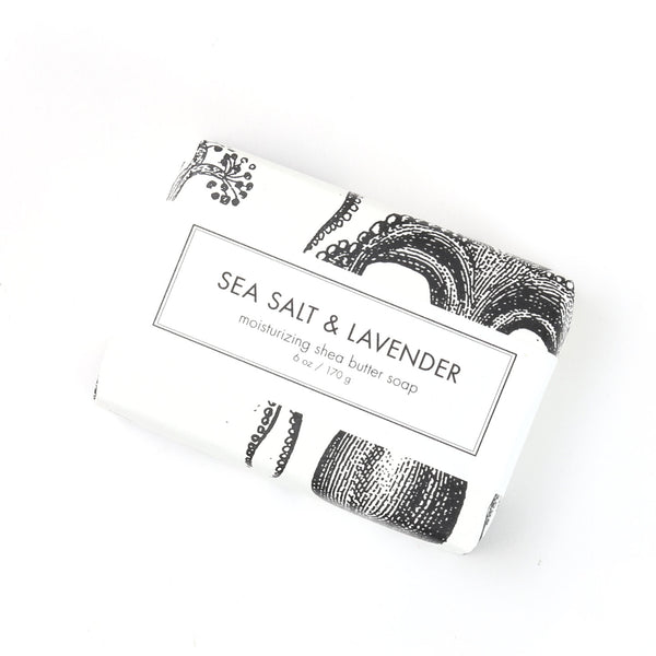 Shea Butter Soap Bar / Sea Salt & Lavender
