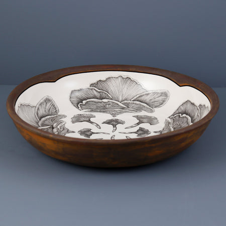Laura Zindel 15" Pasta Bowl / Shelf Mushroom
