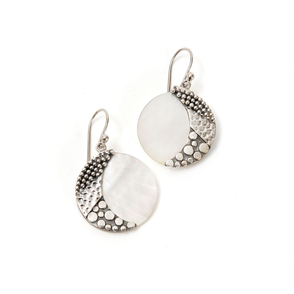 Anni Maliki Jewelry / Small Sea Moon Earrings