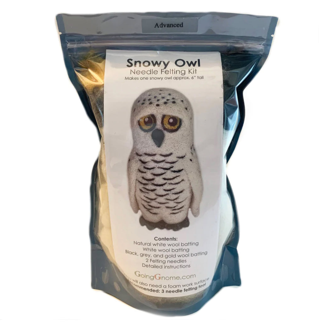 Needle Felting Kit / Snowy Owl
