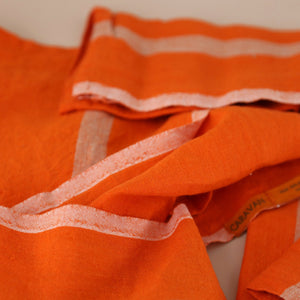 Laundered Linen Napkin Set / Orange Natural