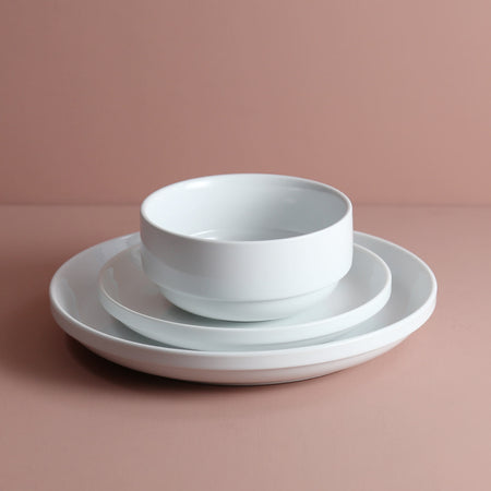 Porcelain Stackable Salad / Dessert Plate