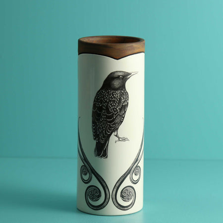 Laura Zindel Canister Vase / Small / Starling