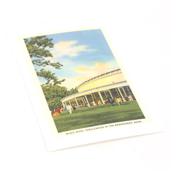 Vintage Style Berkshires Postcard / Tanglewood Music Shed