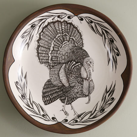 Laura Zindel Small Round Platter / Turkey