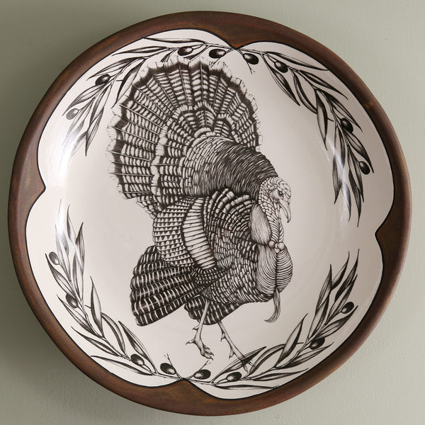 Laura Zindel Small Round Platter / Turkey