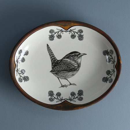 Laura Zindel Small Serving Dish / Carolina Wren