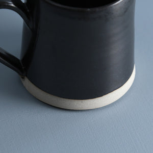 W/R/F Handmade Large Mug / Black