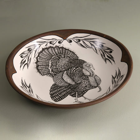 Laura Zindel Small Round Platter / Turkey
